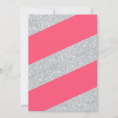 Pop Der Junggeselinnen-Abschied "Bubbly Champagne" Einladung (Rückseite)