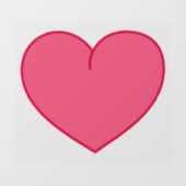 Pop der Liebe Fensteraufkleber (Blatt)