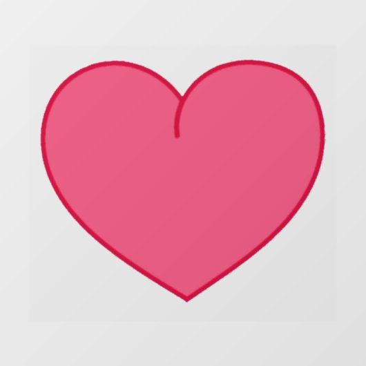 Pop der Liebe Fensteraufkleber (Blatt)