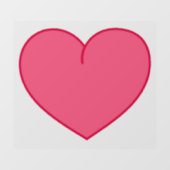 Pop der Liebe Fensteraufkleber (Blatt)