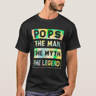 POP DER MANN DER MYTH DER LEGENDE Vatertag MÄNNER T-Shirt