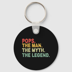 Pop Der Mann der Mythos Der legendäre Väter Tag Ge Schlüsselanhänger