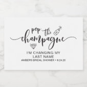 Pop Der Park der Villa Negroni Weinkultur und Erde Schaumweinetikett (Einzelnes Label)