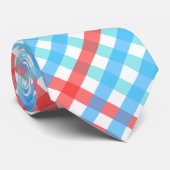 Pop der Rakete, Kariert Krawatte (Gerollt)