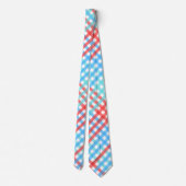 Pop der Rakete, Kariert Krawatte (Rückseite)