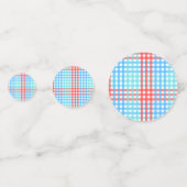 Pop der Rakete, klein, Kariert Konfetti (Vorderseiten)