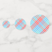 Pop der Rakete, klein, Kariert Konfetti (Rückseiten)