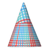 Pop der Rakete, klein, Kariert Partyhütchen (Rechts)
