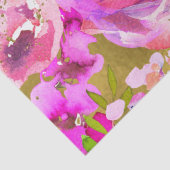 Pop der rosa und Lila, lebhaften Blumenhochzeit Seidenpapier (Detail)