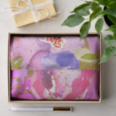 Pop der rosa und Lila, lebhaften Blumenhochzeit Seidenpapier (Geschenk)