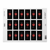 Pop der roten personalisierten mit adressaufkleber (Vorne)