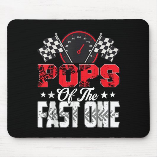 Pop der schnellen 1. Geburtstagsfamilie Mousepad (Vorne)