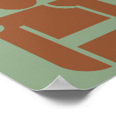 Pop der Sicherheit Poster (Ecke)