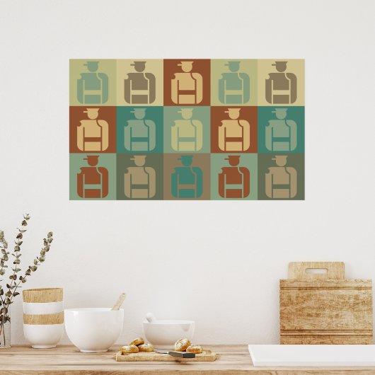 Pop der Sicherheit Poster (Küche)