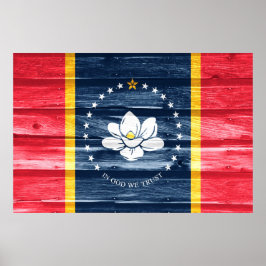 Pop der Staatsflagge Poster
