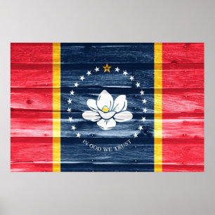 Pop der Staatsflagge Poster