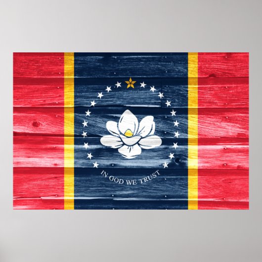 Pop der Staatsflagge Poster (Vorne)