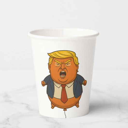 "Pop der Wut - Deflation Präsident Balloon!" Pappbecher (Links)
