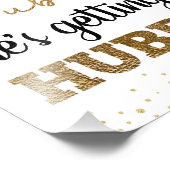 Pop des Bubbly 8x10-Brautparty-Signature Fotodruck (Ecke)