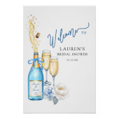 Pop des Bubbly Brautparty Begrüßungspakets Poster (Vorderseite)