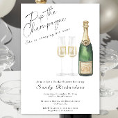 Pop des Champagner-Brautparty Einladung