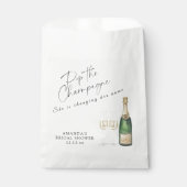 Pop des Champagner-Brautparty Geschenktütchen (Vorderseite)