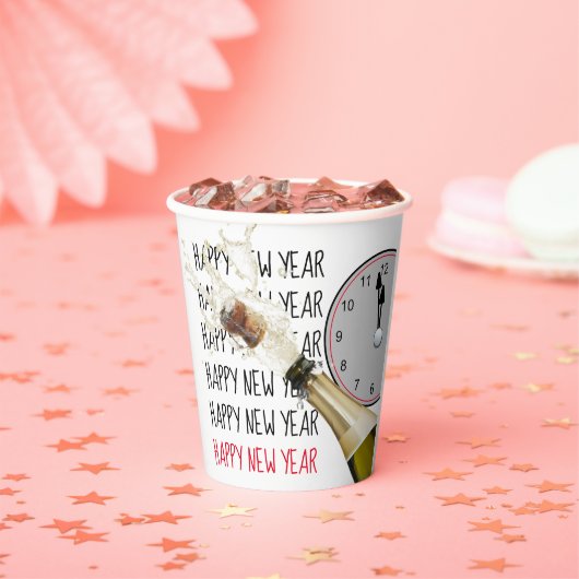 Pop des Cork um Mitternachtsabend Pappbecher (Insitu)