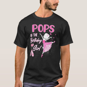 Pop des Geburtstags Girl Ballerina Ballerina Tänze T-Shirt