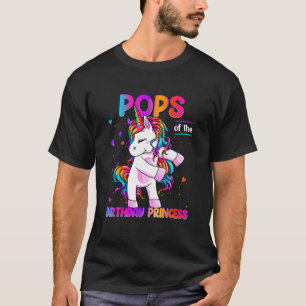 Pop des Geburtstags Prinzessin Girl Dabbing Unicor T-Shirt