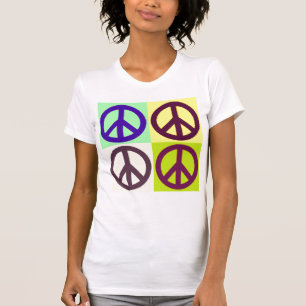 Pop des Peace Sign Symbol Art T-Shirt