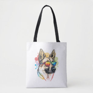 Pop Deutscher Schäferhund  Art Vater Mama Dog Love Tasche