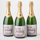 Pop die Bubbly She's Get a Hubby! Funkeln W Schaumweinetikett (Flaschen)