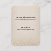 Pop die Champagne - Save the Date Umbau Visitenkarte (Rückseite)