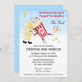 Pop Die Frage Popcorn Paare Dusche Einladung (Vorne/Hinten)