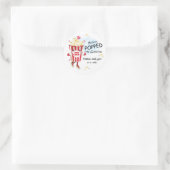 Pop Die Frage Popcorn-Verlobung Runder Aufkleber (Tasche)