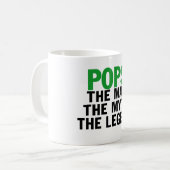 POP DIE LEGENDE KAFFEETASSE (Vorderseite Links)