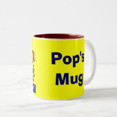 Pop Diner Retro Custom Coffee Tasse (VorderseiteRechts)