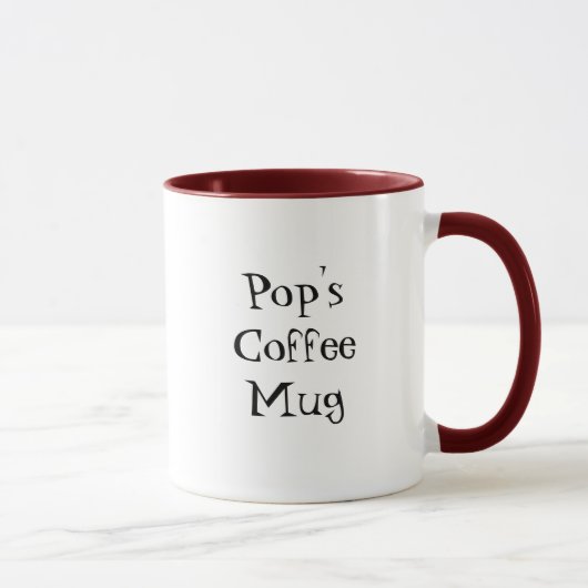 Pop Diner Retro Individuell gestaltbare Kaffee-Tas Tasse (Rechts)