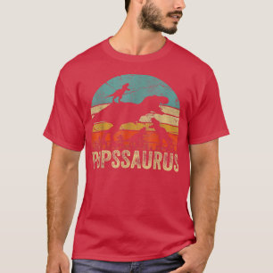 Pop Dinosaur Popssaurus 3 Zwei Kinder Weihnachtsfe T-Shirt