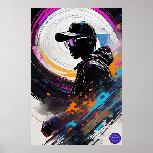 POP DJ ART POSTER (Vorne)