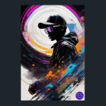 POP DJ ART POSTER<br><div class="desc">DJ IN NEON POP ART.</div>