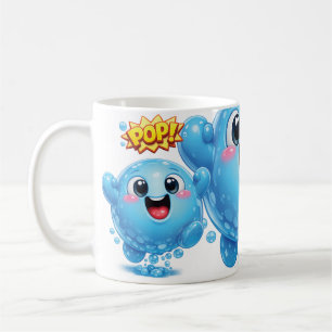 Pop Drop Blau Kaffeetasse