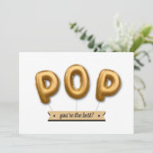 Pop, du bist die Beste! Foil Balloon Vatertag (Stehend Vorderseite)