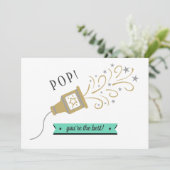 Pop, du bist die Beste! Whimsy Popper Vatertag (Stehend Vorderseite)