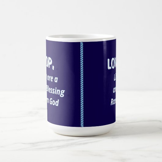 Pop, du bist ein echter Segen Gottes Kaffeetasse (Mittel)