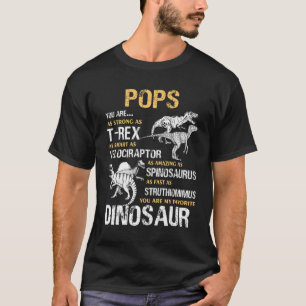 Pop Du bist mein Lieblings-Dinosaurier-T-Shirt für T-Shirt