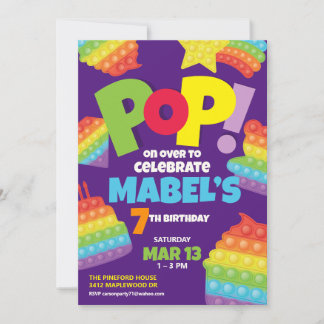 Pop! | Einladung zum Geburtstag