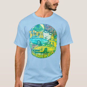 Pop-Elan &+2-T-Shirt, vintage - blau T-Shirt