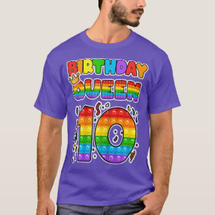 Pop Es 10. Geburtstagkönigin 10 Jahre alte Mädchen T-Shirt