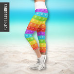 Pop-es farbenfrohe Aktive Sportlerkreuz Pilates Yo Capri Leggings<br><div class="desc">Farbenfroher POP IT elegante Pilates,  Stretch,  Yoga Capri Leggings. Haben Sie spezielle persönliche Designwünsche? Kontaktieren Sie mich unter blackflyoleg@gmail.com</div>